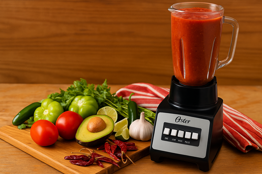 5 salsas mexicanas que puedes preparar en tu licuadora Oster 45010