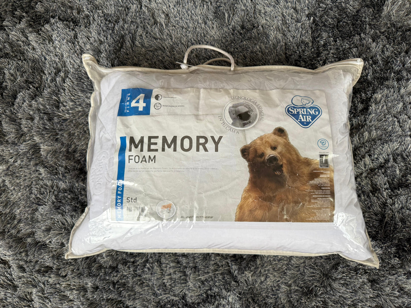 Almohada Básica de Memory Foam Spring Air