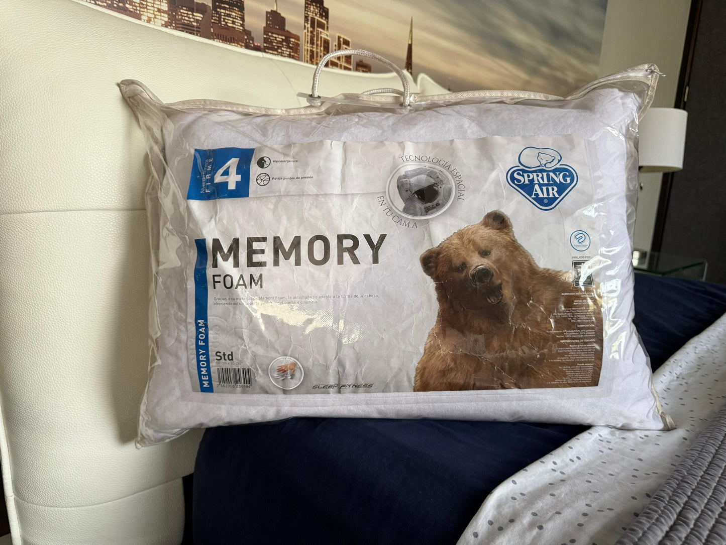 Almohada Básica de Memory Foam Spring Air
