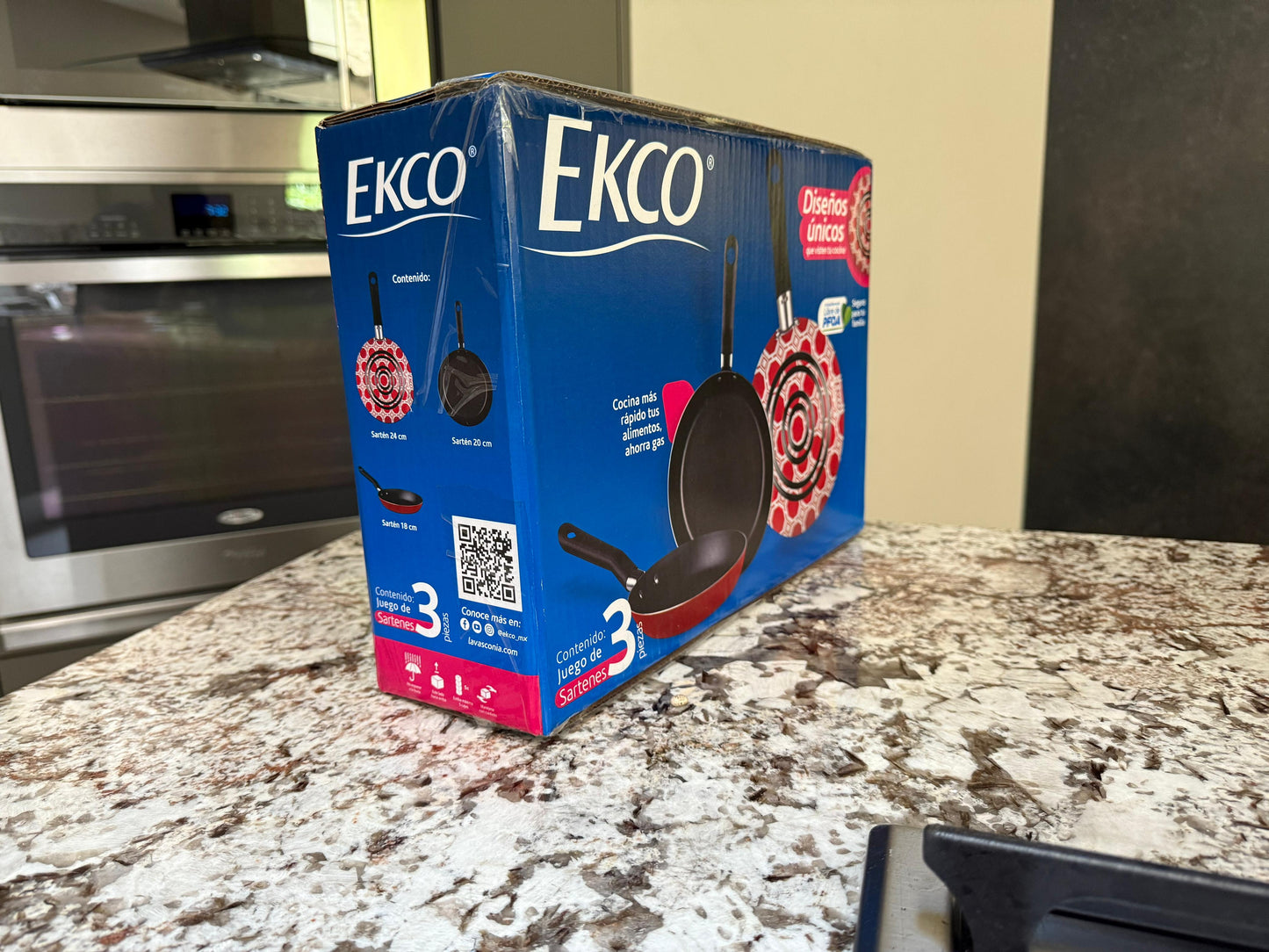 Juego de 3 Sartenes Ecko