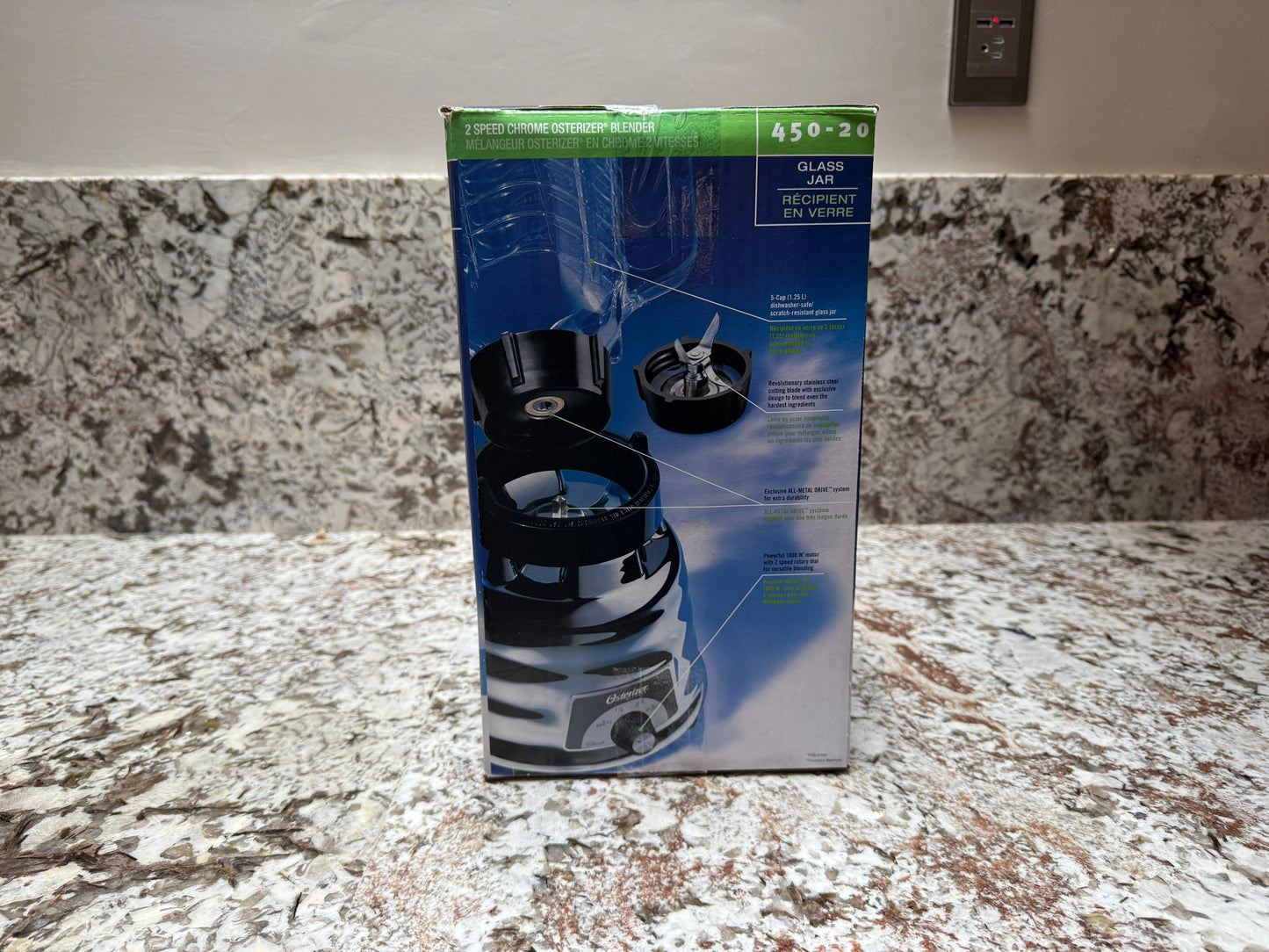 Licuadora Oster Profesional 2 Velocidades Cristal