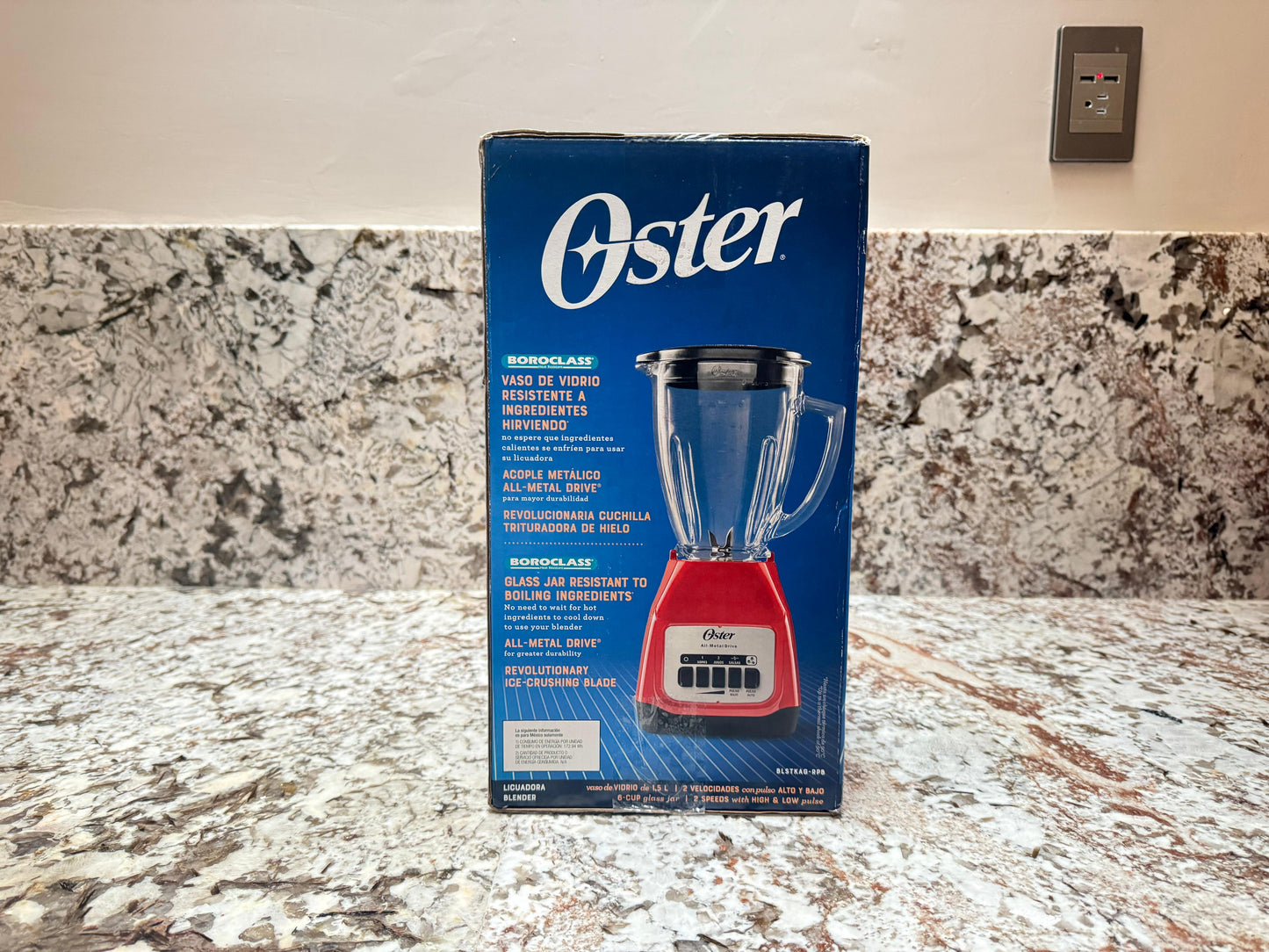 Licuadora Oster Esencial Vidrio