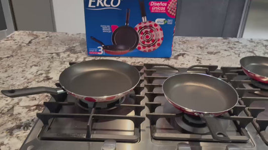 Juego de 3 Sartenes Ecko